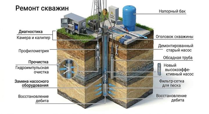 Ремонт скважин в Артёмовском